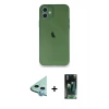 MARSİLYAN™- iPhone 12 Mini Kılıf Yadigar Yansıma Serisi - Şeffaf 360 Full Body Arka Koruyucu + Raze Metal Kamera Lens - MI