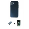 MARSİLYAN™- iPhone 12 Mini Kılıf Yadigar Yansıma Serisi - Şeffaf 360 Full Body Arka Koruyucu + Shine Kamera Lens Koruma Cam - GI