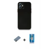 MARSİLYAN™- iPhone 12 Mini Kılıf Yadigar Yansıma Serisi - Şeffaf Royal Nano Ekran Koruyucu + Shine Kamera Lens Koruma Cam - GI