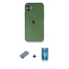 MARSİLYAN™- iPhone 12 Mini Kılıf Yadigar Yansıma Serisi - Şeffaf Royal Nano Ekran Koruyucu + Shine Kamera Lens Koruma Cam - MI