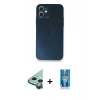 MARSİLYAN™- iPhone 12 Mini Kılıf Yadigar Yansıma Serisi - Şeffaf Royal Nano Ekran Koruyucu + Raze Metal Kamera Lens - YL