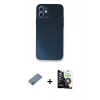 MARSİLYAN™- iPhone 12 Mini Kılıf Yadigar Yansıma Serisi - Şeffaf Temperli Cam Ekran Koruyucu + Shine Kamera Lens Koruma Cam - MI