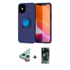 MARSİLYAN™- iPhone 12 Mini Kılıf Yankı Form Prime - Şeffaf 360 Full Body Arka Koruyucu + Raze Metal Kamera Lens - KI