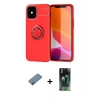 MARSİLYAN™- iPhone 12 Mini Kılıf Yankı Form Prime - Şeffaf 360 Full Body Arka Koruyucu + Shine Kamera Lens Koruma Cam - GI