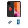 MARSİLYAN™- iPhone 12 Mini Kılıf Yankı Form Prime - Şeffaf Royal Nano Ekran Koruyucu + Shine Kamera Lens Koruma Cam - PE