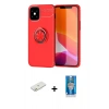 MARSİLYAN™- iPhone 12 Mini Kılıf Yankı Form Prime - Şeffaf Royal Nano Ekran Koruyucu + Renkli Kamera Lens Koruma Cam - TU