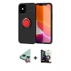 MARSİLYAN™- iPhone 12 Mini Kılıf Yankı Form Prime - Şeffaf Temperli Cam Ekran Koruyucu + Raze Metal Kamera Lens - KI