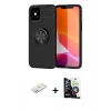 MARSİLYAN™- iPhone 12 Mini Kılıf Yankı Form Prime - Şeffaf Temperli Cam Ekran Koruyucu + Renkli Kamera Lens Koruma Cam - PE