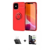 MARSİLYAN™- iPhone 12 Mini Kılıf Yankı Form Prime - Şeffaf Temperli Cam Ekran Koruyucu + Kamera Lens Koruma Cam - SF