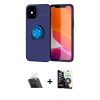 MARSİLYAN™- iPhone 12 Mini Kılıf Yankı Form Prime - Şeffaf Temperli Cam Ekran Koruyucu + Kamera Lens Koruma Cam - SF