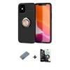 MARSİLYAN™- iPhone 12 Mini Kılıf Yankı Form Prime - Şeffaf Temperli Cam Ekran Koruyucu + Shine Kamera Lens Koruma Cam - SABE
