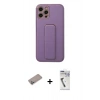 MARSİLYAN™- iPhone 12 Pro Kılıf Akış Doku - Şeffaf Uv Polymer Nano Ekran Koruyucu + Shine Kamera Lens Koruma Cam - SABE