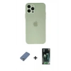 MARSİLYAN™- iPhone 12 Pro Kılıf Atlas Minimal Prime - Şeffaf 360 Full Body Arka Koruyucu + Metal Kamera Lens Koruma Cam - AKYL