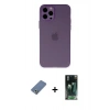 MARSİLYAN™- iPhone 12 Pro Kılıf Atlas Minimal Prime - Şeffaf 360 Full Body Arka Koruyucu + Metal Kamera Lens Koruma Cam - AKYL