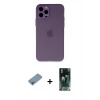 MARSİLYAN™- iPhone 12 Pro Kılıf Atlas Minimal Prime - Şeffaf 360 Full Body Arka Koruyucu + Shine Kamera Lens Koruma Cam - GI