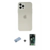 MARSİLYAN™- iPhone 12 Pro Kılıf Atlas Minimal Prime - Siyah 360 Mat Full Body Arka Koruyucu + Shine Kamera Lens Koruma Cam - MI