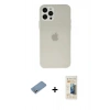 MARSİLYAN™- iPhone 12 Pro Kılıf Atlas Minimal Prime - Siyah 6D Mat Seramik Hayalet Nano Ekran Koruyucu + Shine Kamera Lens Koruma Cam - GS