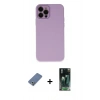 MARSİLYAN™- iPhone 12 Pro Kılıf Çekirdek Modern Serisi - Siyah 360 Mat Full Body Arka Koruyucu + Metal Kamera Lens Koruma Cam - AKYL