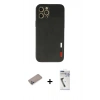 MARSİLYAN™- iPhone 12 Pro Kılıf Doruk Asil Koleksiyonu - Şeffaf Uv Polymer Nano Ekran Koruyucu + Shine Kamera Lens Koruma Cam - SABE