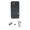 MARSİLYAN™- iPhone 12 Pro Kılıf Doruk Asil Koleksiyonu - Şeffaf Uv Polymer Nano Ekran Koruyucu + Shine Kamera Lens Koruma Cam - PE