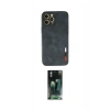 MARSİLYAN™- iPhone 12 Pro Kılıf Doruk Asil Koleksiyonu - Siyah 360 Mat Full Body Arka Koruyucu