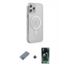 MARSİLYAN™- iPhone 12 Pro Kılıf Doruk Minimal - Siyah 360 Mat Full Body Arka Koruyucu + Metal Kamera Lens Koruma Cam - GS