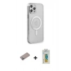 MARSİLYAN™- iPhone 12 Pro Kılıf Doruk Minimal - Siyah Polymer Nano Ekran Koruyucu + Shine Kamera Lens Koruma Cam - SABE