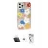 MARSİLYAN™- iPhone 12 Pro Kılıf Eksen Asil Prime - Şeffaf Uv Polymer Nano Ekran Koruyucu + Kamera Lens Koruma Cam - SF