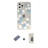 MARSİLYAN™- iPhone 12 Pro Kılıf Eksen Asil Prime - Siyah 6D Mat Seramik Hayalet Nano Ekran Koruyucu + Metal Kamera Lens Koruma Cam - GD