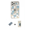 MARSİLYAN™- iPhone 12 Pro Kılıf Eksen Asil Prime - Siyah 6D Mat Seramik Hayalet Nano Ekran Koruyucu + Metal Kamera Lens Koruma Cam - GS