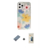 MARSİLYAN™- iPhone 12 Pro Kılıf Eksen Asil Prime - Siyah 6D Mat Seramik Hayalet Nano Ekran Koruyucu + Metal Kamera Lens Koruma Cam - GS