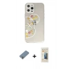 MARSİLYAN™- iPhone 12 Pro Kılıf Eksen Asil Prime - Siyah 6D Mat Seramik Hayalet Nano Ekran Koruyucu + Metal Kamera Lens Koruma Cam - GS