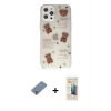 MARSİLYAN™- iPhone 12 Pro Kılıf Eksen Asil Prime - Siyah 6D Mat Seramik Hayalet Nano Ekran Koruyucu + Metal Kamera Lens Koruma Cam - GS