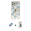 MARSİLYAN™- iPhone 12 Pro Kılıf Eksen Asil Prime - Siyah 6D Mat Seramik Hayalet Nano Ekran Koruyucu + Metal Kamera Lens Koruma Cam - KUYL