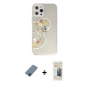 MARSİLYAN™- iPhone 12 Pro Kılıf Eksen Asil Prime - Siyah 6D Mat Seramik Hayalet Nano Ekran Koruyucu + Metal Kamera Lens Koruma Cam - MI