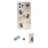 MARSİLYAN™- iPhone 12 Pro Kılıf Eksen Asil Prime - Siyah 6D Mat Seramik Hayalet Nano Ekran Koruyucu + Shine Kamera Lens Koruma Cam - MI