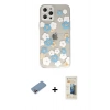 MARSİLYAN™- iPhone 12 Pro Kılıf Eksen Asil Prime - Siyah 6D Mat Seramik Hayalet Nano Ekran Koruyucu + Shine Kamera Lens Koruma Cam - PE