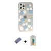 MARSİLYAN™- iPhone 12 Pro Kılıf Eksen Asil Prime - Siyah Polymer Nano Ekran Koruyucu + Metal Kamera Lens Koruma Cam - GD