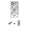 MARSİLYAN™- iPhone 12 Pro Kılıf Eksen Asil Prime - Siyah Polymer Nano Ekran Koruyucu + Shine Kamera Lens Koruma Cam - SABE