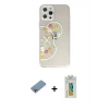 MARSİLYAN™- iPhone 12 Pro Kılıf Eksen Asil Prime - Siyah Polymer Nano Ekran Koruyucu + Shine Kamera Lens Koruma Cam - GI