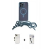 MARSİLYAN™- iPhone 12 Pro Kılıf Eksen Özel Seri - Şeffaf Uv Polymer Nano Ekran Koruyucu + Shine Kamera Lens - GD