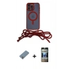 MARSİLYAN™- iPhone 12 Pro Kılıf Eksen Özel Seri - Siyah 34D Hayalet Izgaralı Cam + Metal Kamera Lens Koruma Cam - GS