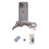 MARSİLYAN™- iPhone 12 Pro Kılıf Eksen Özel Seri - Siyah 6D Mat Seramik Hayalet Nano Ekran Koruyucu + Metal Kamera Lens Koruma Cam - KUYL