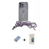 MARSİLYAN™- iPhone 12 Pro Kılıf Eksen Özel Seri - Siyah 6D Mat Seramik Hayalet Nano Ekran Koruyucu + Metal Kamera Lens Koruma Cam - KUYL