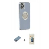 MARSİLYAN™- iPhone 12 Pro Kılıf İz Form Serisi - Siyah 6D Mat Seramik Hayalet Nano Ekran Koruyucu + Shine Kamera Lens Koruma Cam - GI