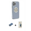 MARSİLYAN™- iPhone 12 Pro Kılıf İz Form Serisi - Siyah 6D Mat Seramik Hayalet Nano Ekran Koruyucu + Shine Kamera Lens Koruma Cam - GD