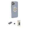 MARSİLYAN™- iPhone 12 Pro Kılıf İz Form Serisi - Siyah 6D Mat Seramik Hayalet Nano Ekran Koruyucu + Renkli Kamera Lens Koruma Cam - MI