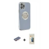 MARSİLYAN™- iPhone 12 Pro Kılıf İz Form Serisi - Siyah 6D Mat Seramik Hayalet Nano Ekran Koruyucu + Renkli Kamera Lens Koruma Cam - TU
