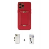 MARSİLYAN™- iPhone 12 Pro Kılıf Kozmos Minimal Prime - Şeffaf Uv Polymer Nano Ekran Koruyucu + Shine Kamera Lens - GD