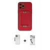 MARSİLYAN™- iPhone 12 Pro Kılıf Kozmos Minimal Prime - Şeffaf Uv Polymer Nano Ekran Koruyucu + Shine Kamera Lens - GS